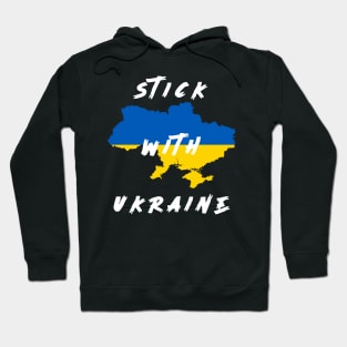 stick with ukraine black Shirt, Support Ukraine Shirt, Stand with Ukraine shirt, Puck Futin Shirt, Ukraine Flag Shirt, Ukranian Shirt, Ukraine Gifts Hoodie